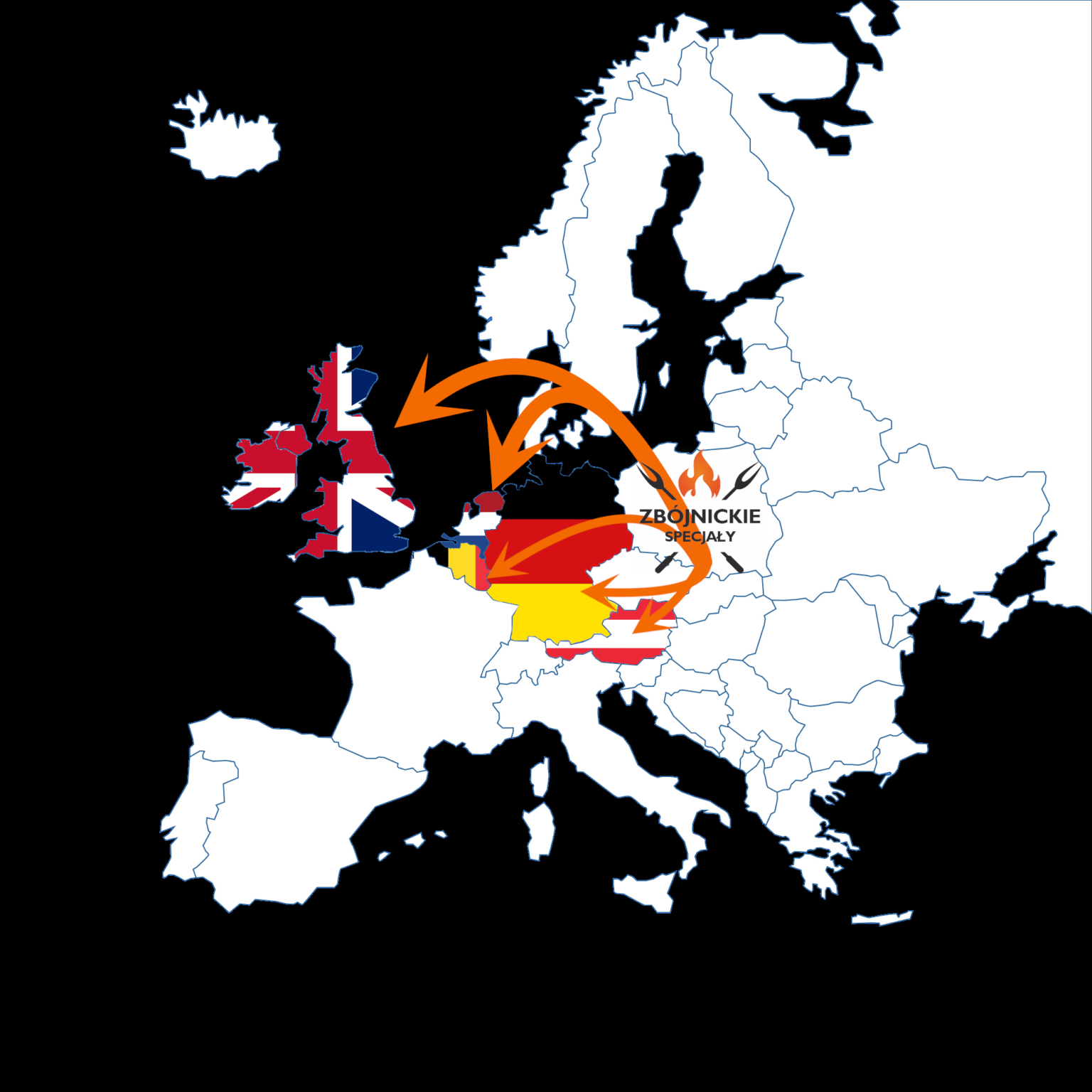 mapa europy